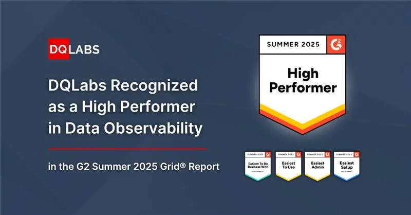 DQLabs Named a High Performer in the Summer 2025 Data Observability Grid Report