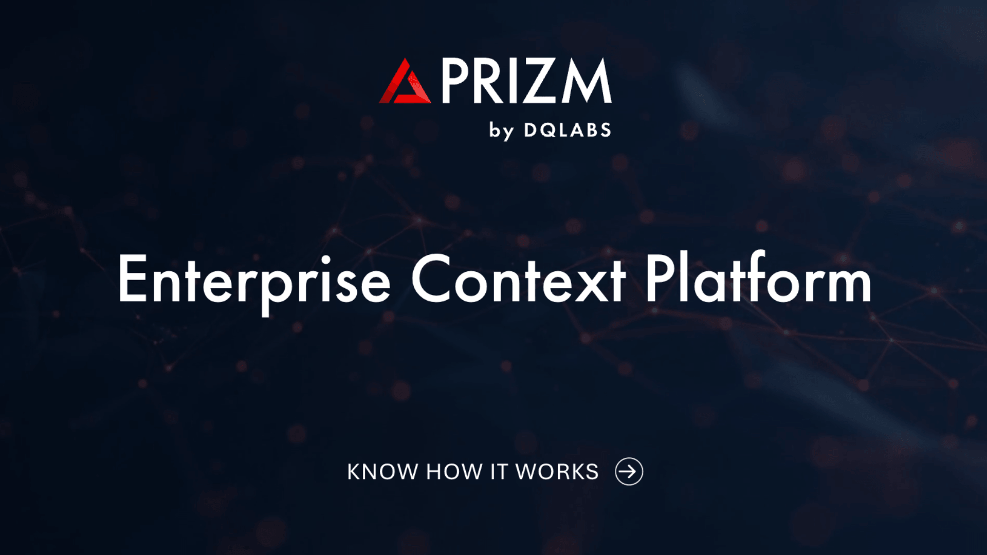 Enterprise Context Platform – Prizm by DQLabs